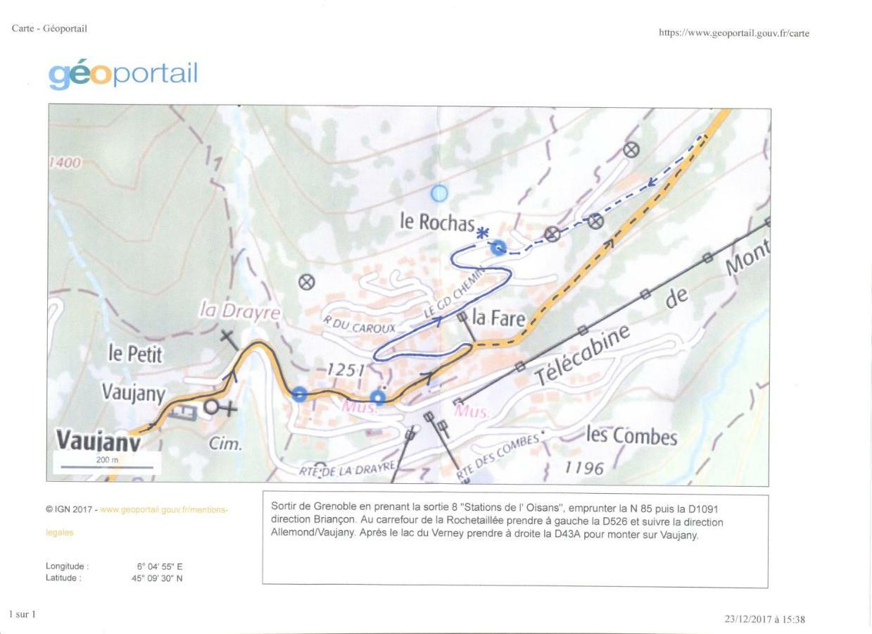 דירות ווז'אני 63 Route Du Rochas מראה חיצוני תמונה